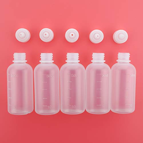 FJNATINH 30cc Needle Tip Squeeze Bottles - Precision Tip Applicator Bottle for Glue, Liquids, Paint, 5 Pack