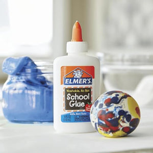 Elmers Liquid School Glue VLLVvz, Washable, 4 Ounces, 2 Count