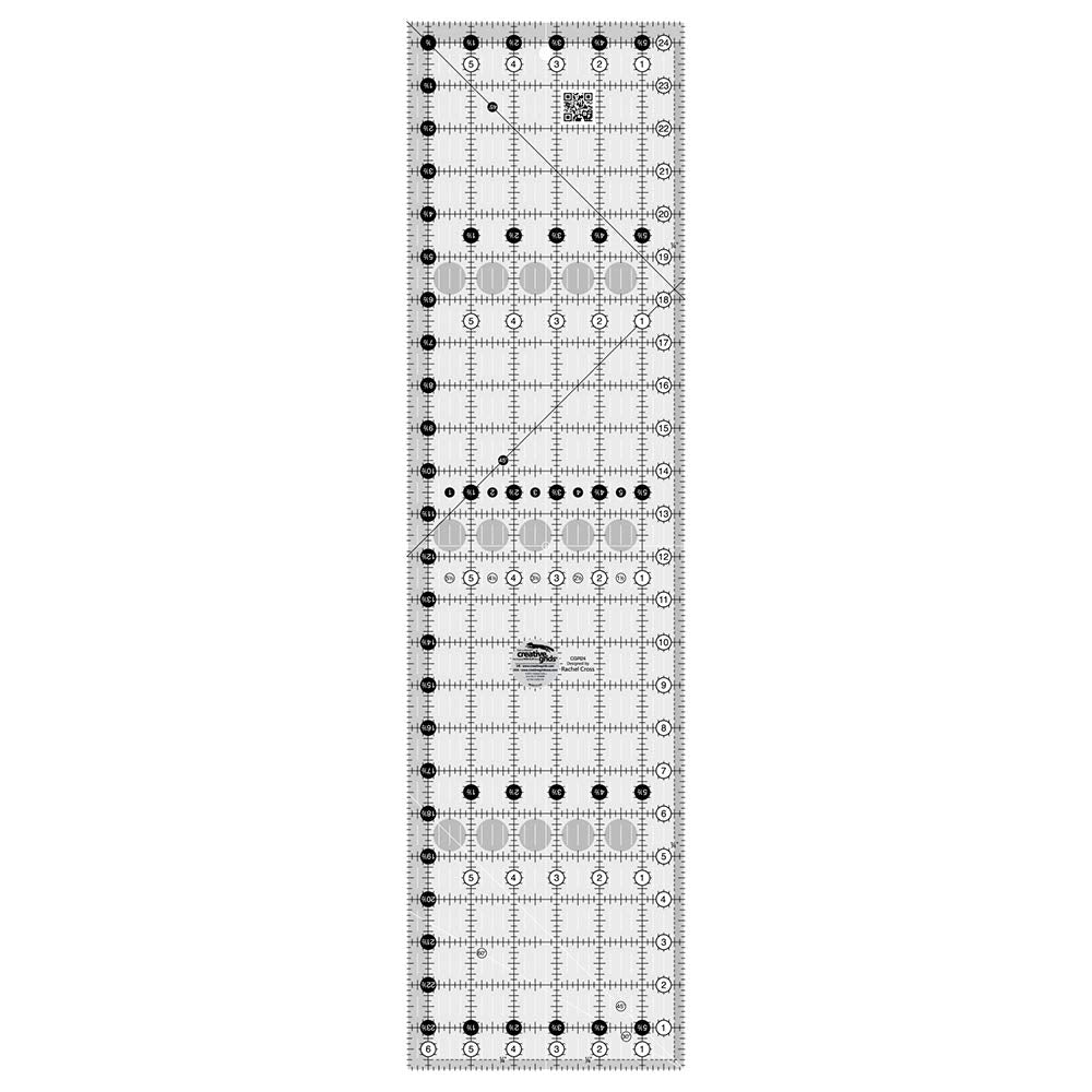 Creative Grids Quilt Ruler 6-1/2in x 24-1/2in - CGR24