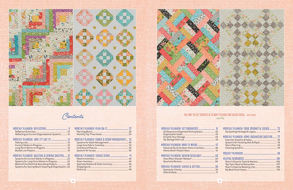 Quilting Life Planner and Workbook