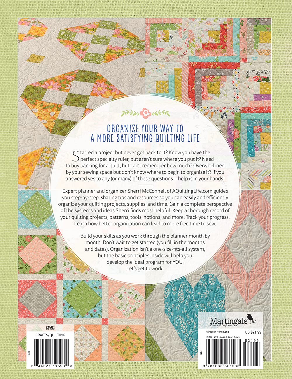 Quilting Life Planner and Workbook