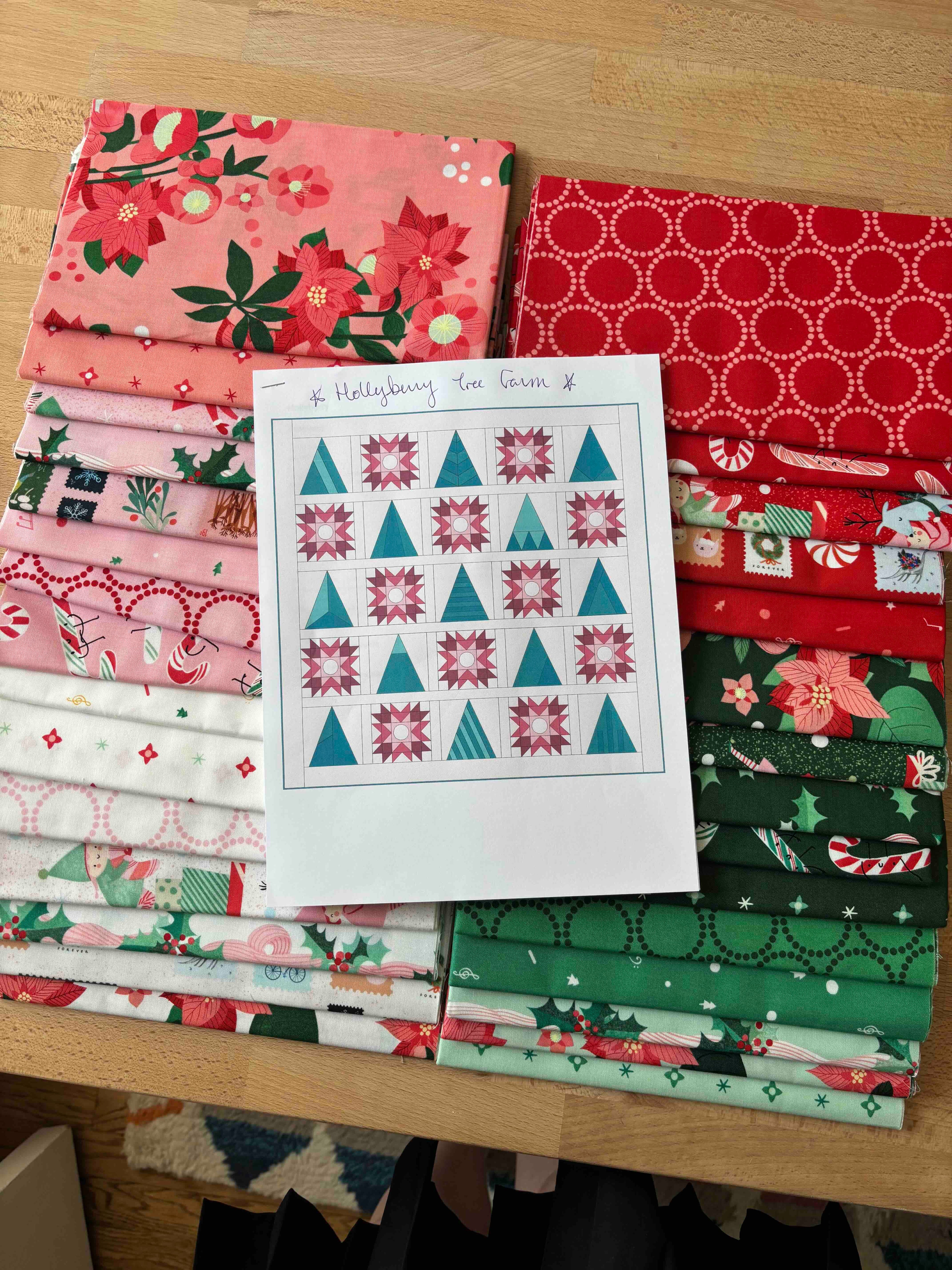 Hollyberry Tree Farm Quilt Pattern