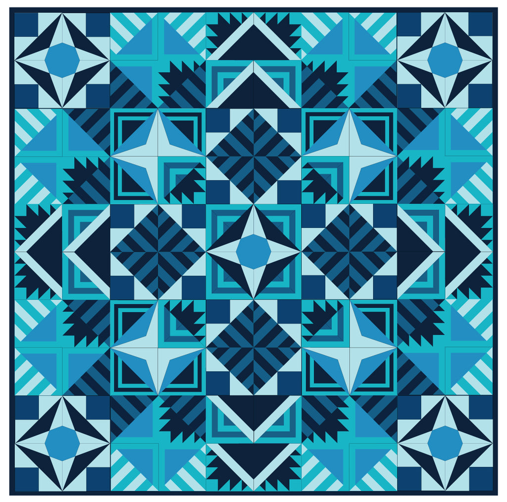 Edelweiss Block of the Month Quilt Pattern