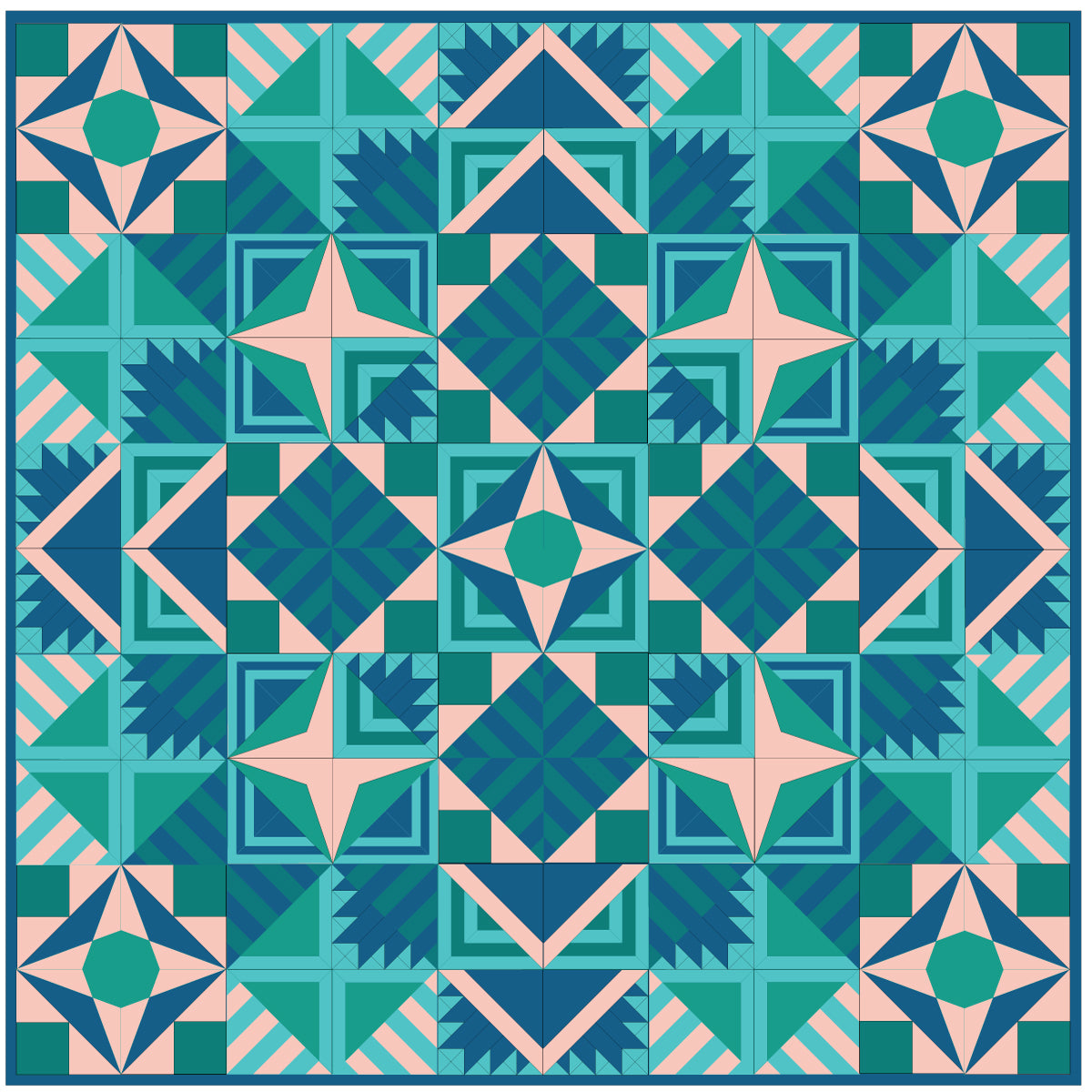 Edelweiss Block of the Month Quilt Pattern