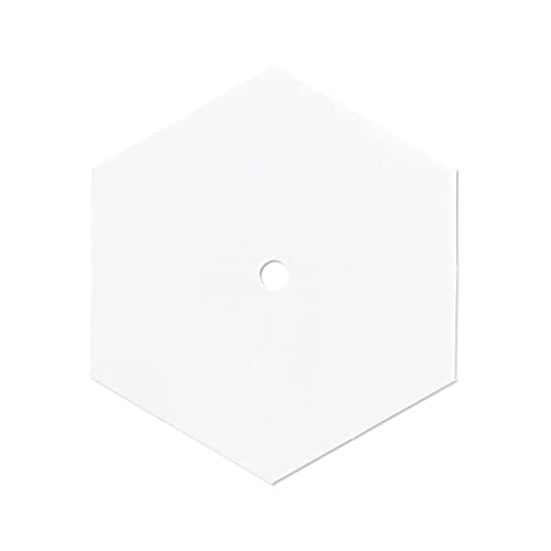 Dritz Quilting 3231 Paper Piecing Shapes, Hexagon, 1-1/2-Inch (100-Count), White