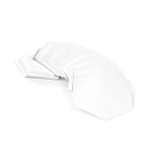 Dritz Quilting 3231 Paper Piecing Shapes, Hexagon, 1-1/2-Inch (100-Count), White