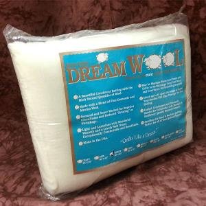 Quilters Dream Wool Batting (96in x 93in) Double, White
