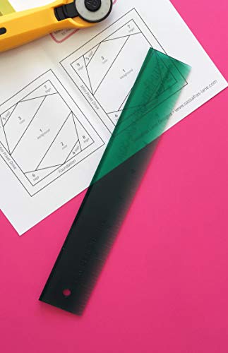 CM Designs CMD80008 Ruler 8" Add-an-Eighth Plus , Green