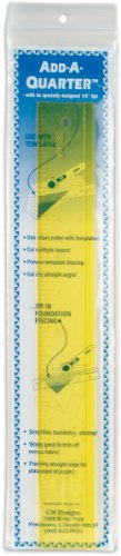 CM Designs Ruler 12" Transparent Yellow