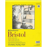 Strathmore 11-Inch by 14-Inch Bristol Smooth Paper Pad, 20-Sheet (2 Pack)