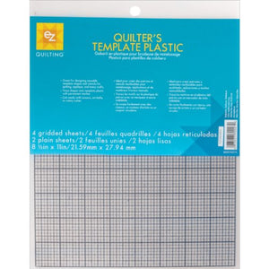 EZQuilting 882670027 Quilter's Template Plastic Assortment, 6-Piece