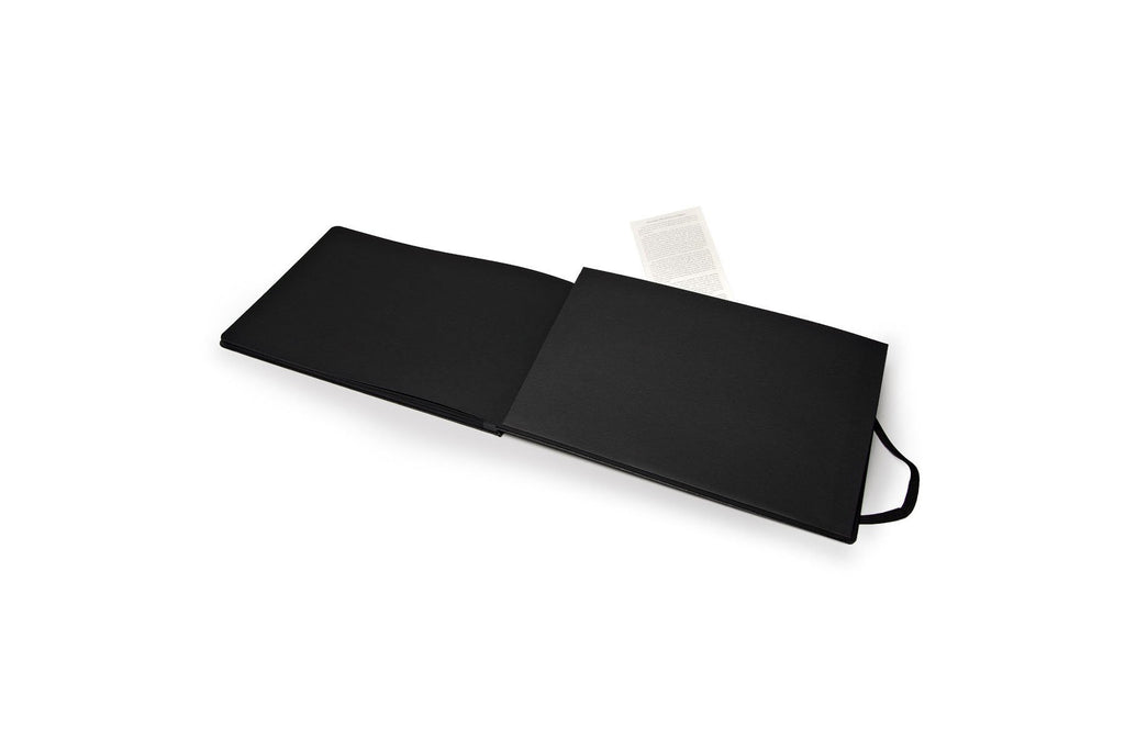 Moleskine Art Black Page Album, Hard Cover, A4 (8.25" x 11.75") Plain/Blank, Black