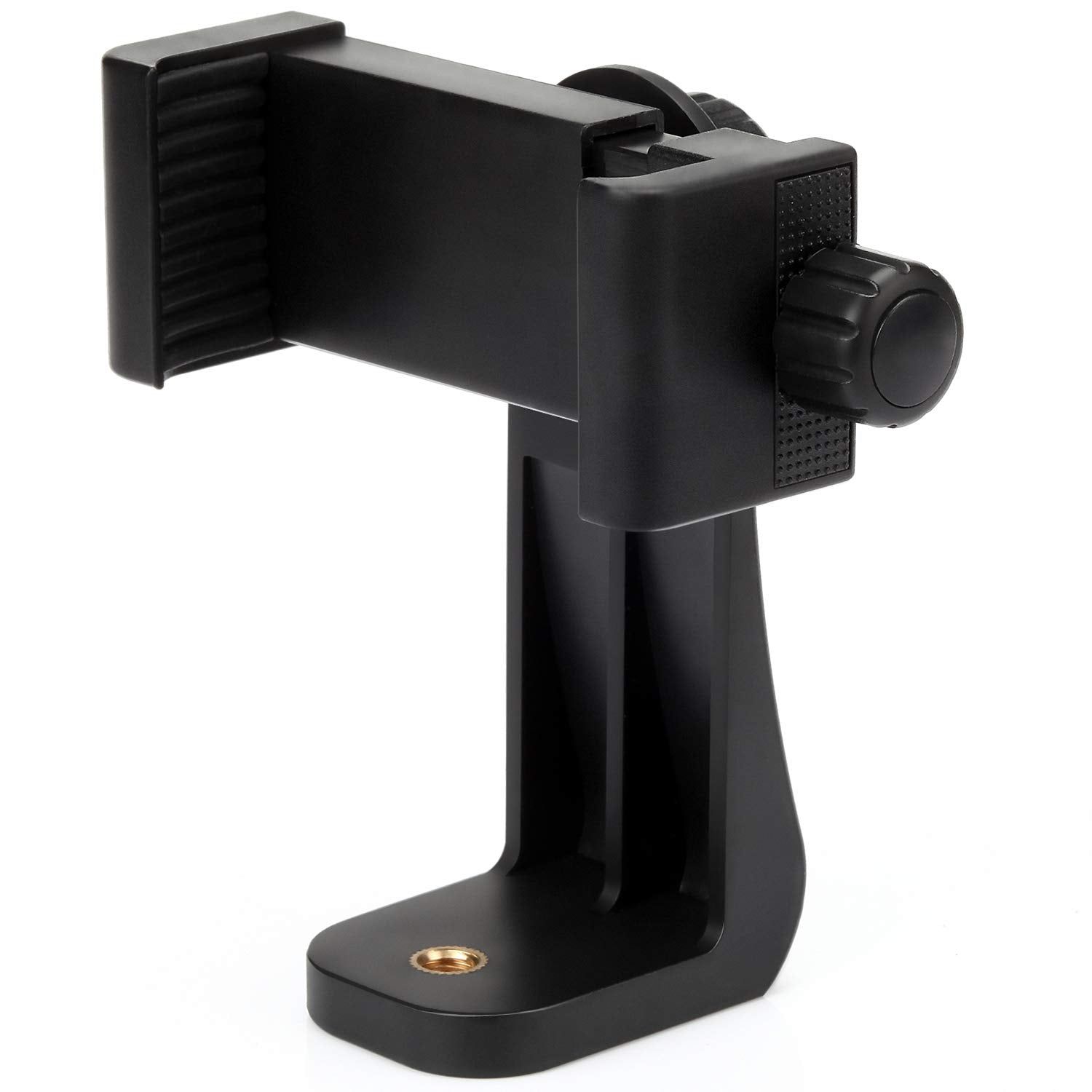 Vastar Universal Smartphone Tripod Adapter Cell Phone Holder Mount Adapter Fits iPhone Samsung and All Phones Rotates Vertical