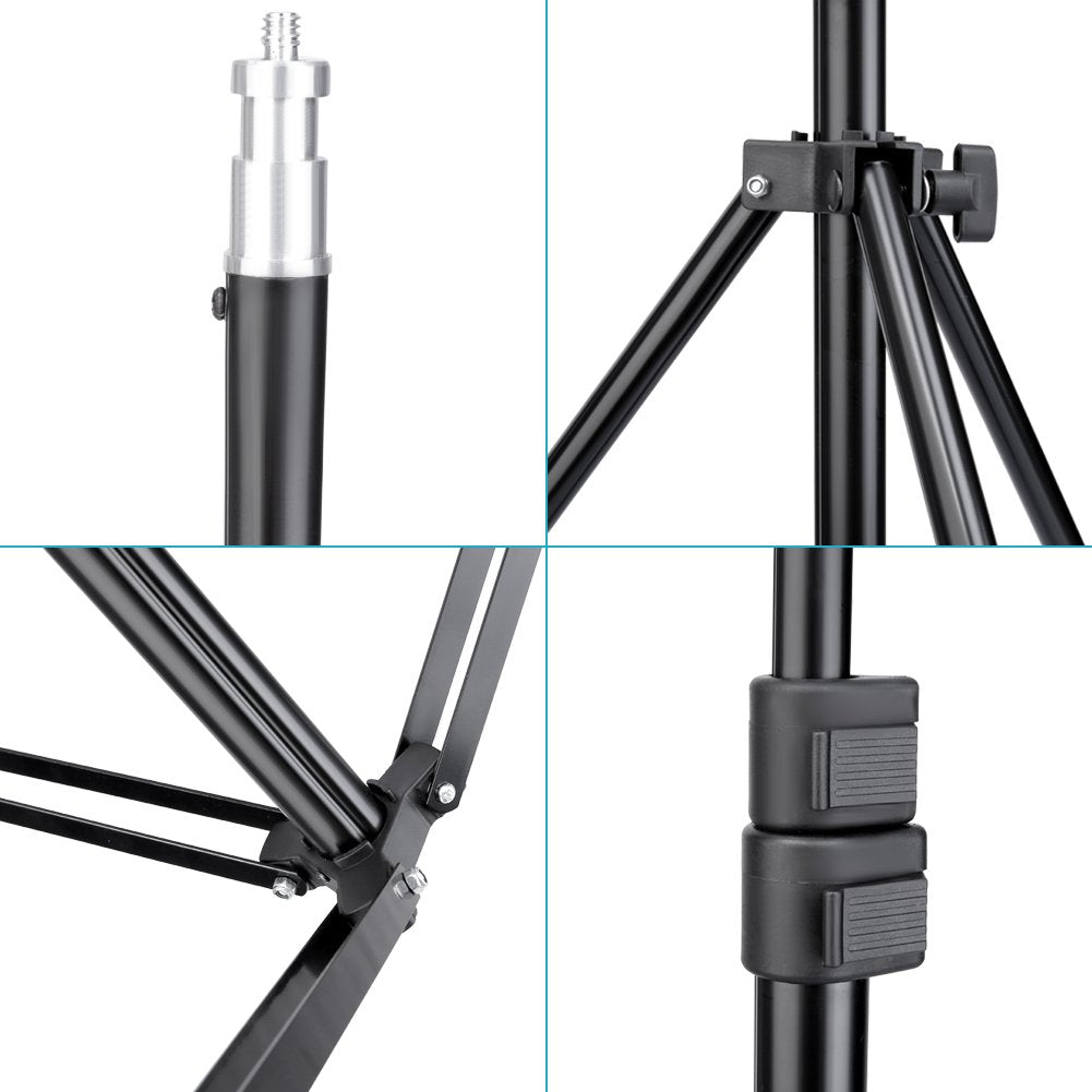 Neewer 700W Professional Photography 24x24 inches/60x60 Centimeters Softbox with E27 Socket Light Lighting Kit