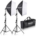 Neewer 700W Professional Photography 24x24 inches/60x60 Centimeters Softbox with E27 Socket Light Lighting Kit