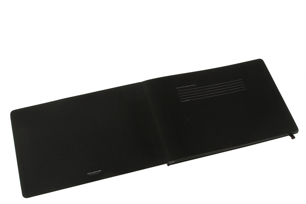 Moleskine Art Black Page Album, Hard Cover, A4 (8.25" x 11.75") Plain/Blank, Black