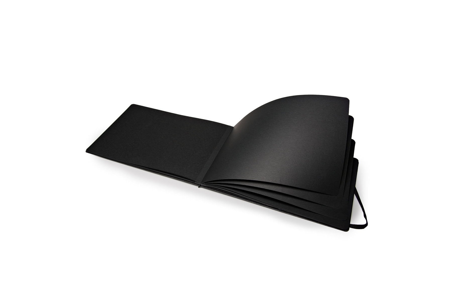 Moleskine Art Plus Black Page Album, A4, Black, Hard Cover (8.5 X 12)