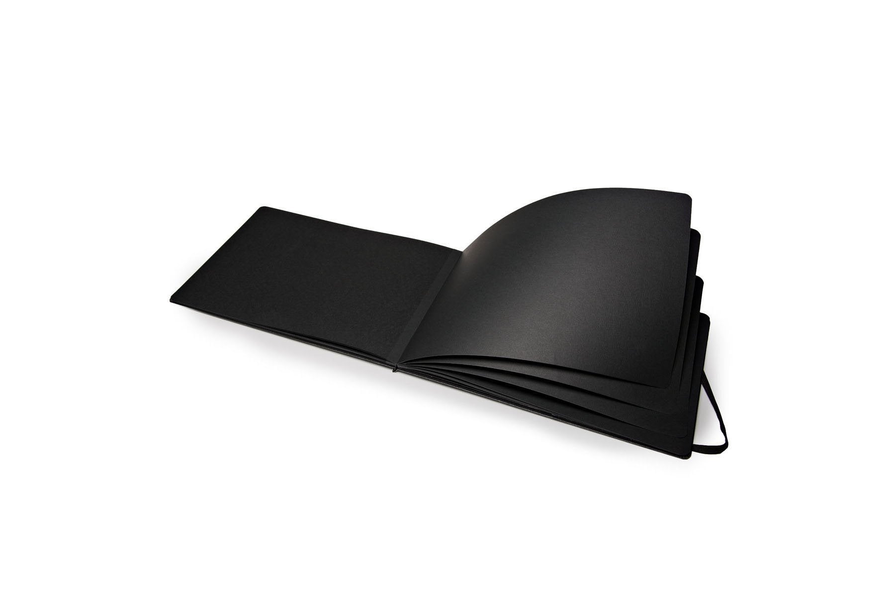 Moleskine Art Black Page Album, Hard Cover, A4 (8.25" x 11.75") Plain/Blank, Black