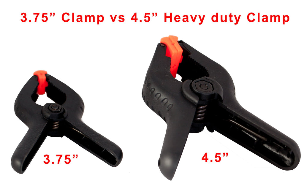 Cheaplights - Heavy Duty Muslin Clamps 4 1/2 inch 6 Pack