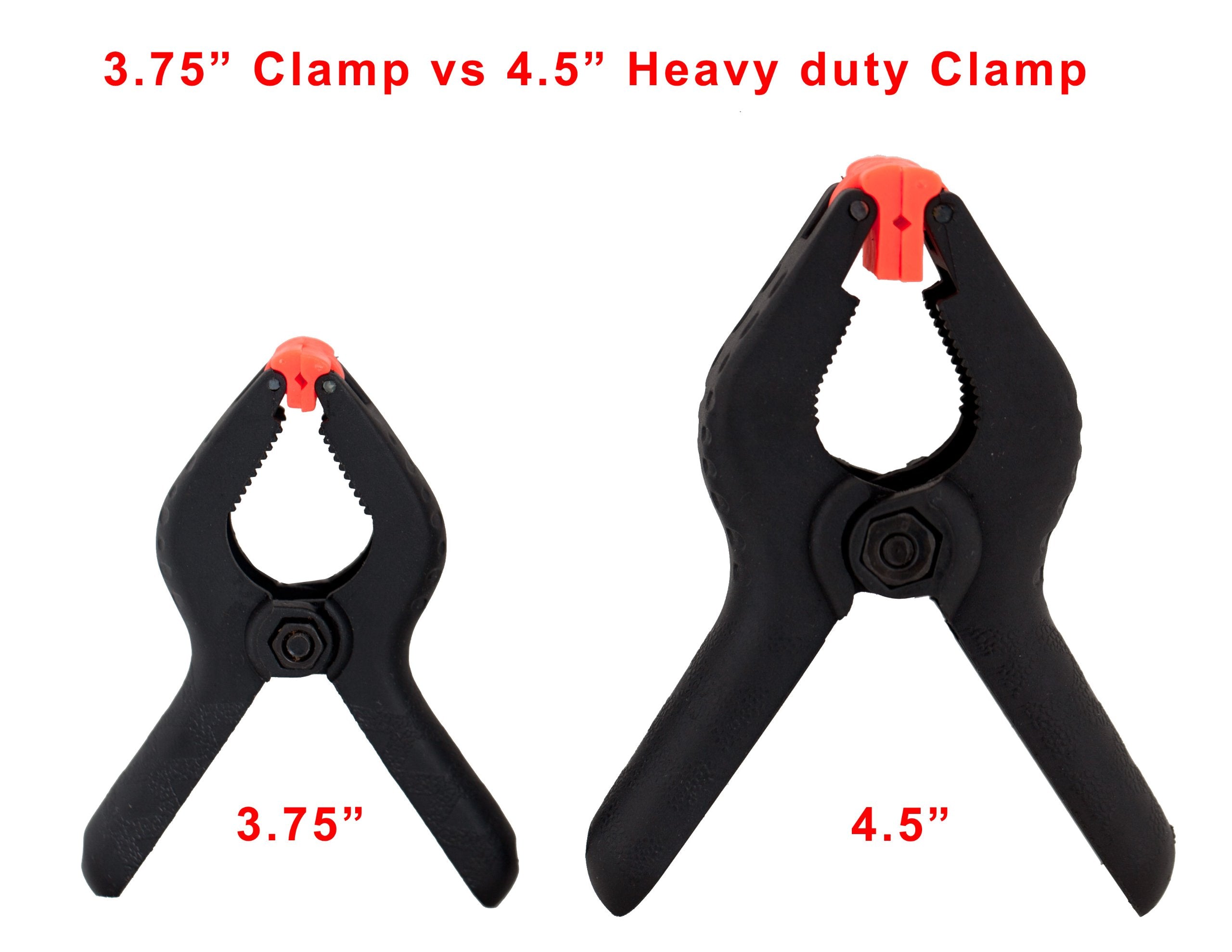 Cheaplights - Heavy Duty Muslin Clamps 4 1/2 inch 6 Pack