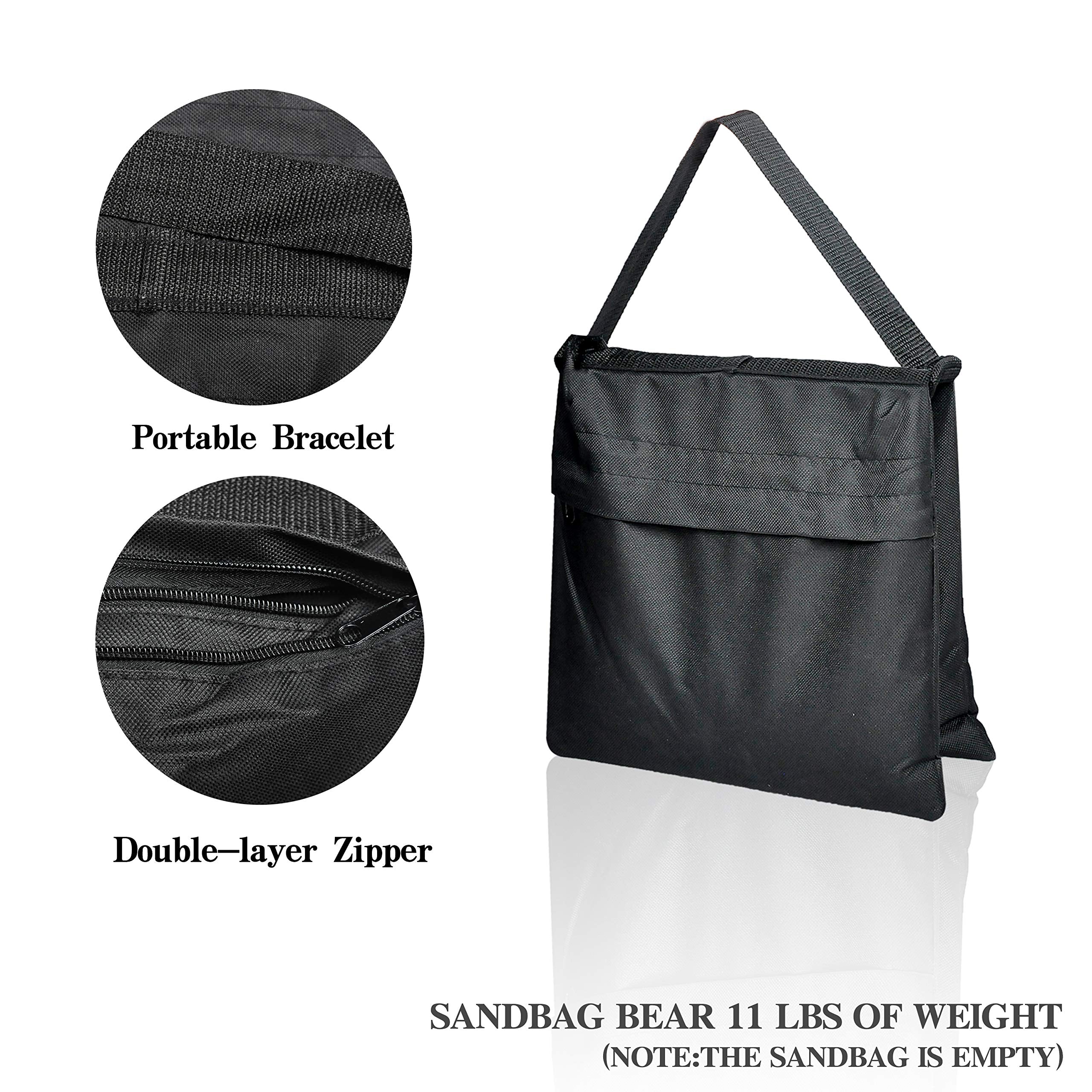 Emart Photo Video Studio 10Ft Adjustable Background Stand Backdrop Support System Kit with Carry Bag