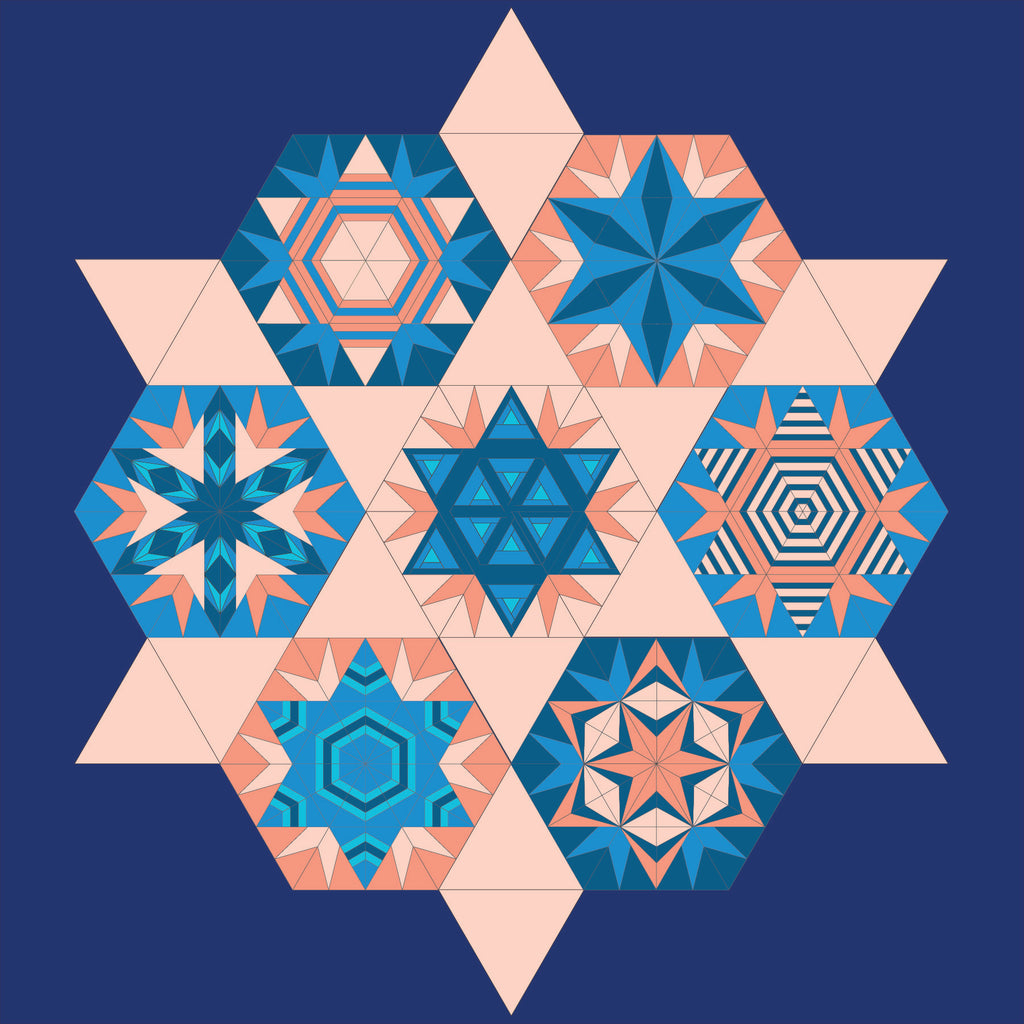 Wildflower Kit - Blue & Peach