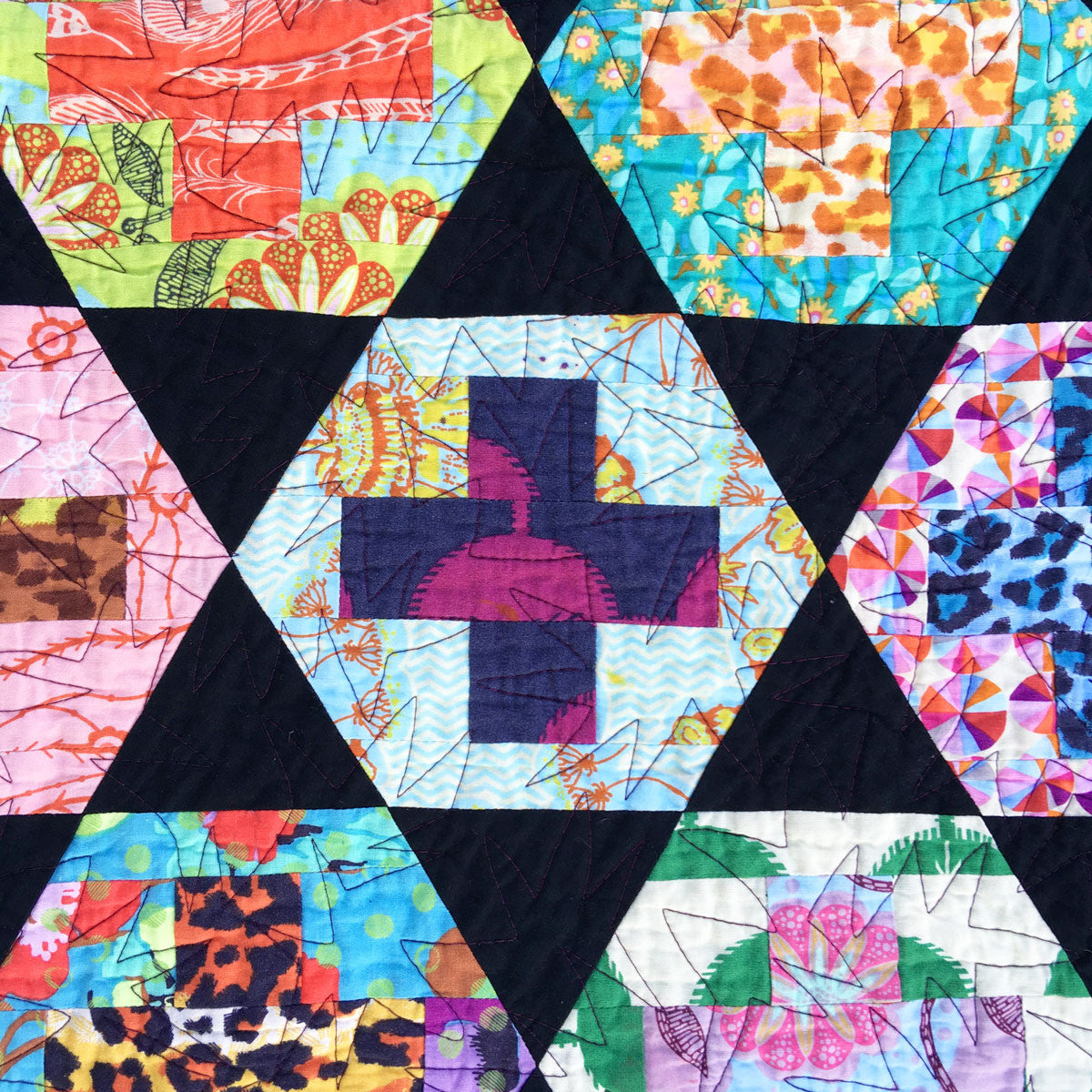 Hexy Plus Quilt Pattern
