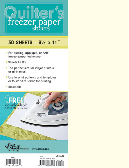 Quilter's Freezer Paper - 30 Sheets