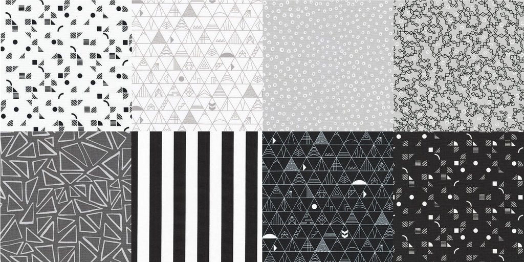 Half Yard Bundle Panache Black & Whites